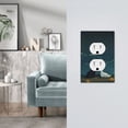 thumbnail image 5 of Fotbe Farm Dog Duck Moonlight Print Duplex Receptacle Wall Plate, 1-Gang 5.0" x3.0" Wall Outlet Covers, Dual Outlet Faceplates Covers, Color-matched Screws Included-Style S, 5 of 6