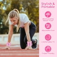 thumbnail image 4 of LTECARP Adjustable Ankle & Wrist Weights for Women & Men, 1/2/4 lbs Silicone Design with Comfort Fit - Arm/Leg Workout Weights for Gym, Pilates, Yoga, Walking, Barre, Dance, 4 of 7
