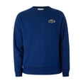 thumbnail image 5 of Lacoste Loose Fit Crocodile Sweatshirt, Blue, 5 of 5