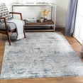 thumbnail image 5 of Hauteloom Burstwick Contemporary Abstract Living Room Bedroom Dining Room Area Rug - Modern Distressed Bohemian Carpet - Gray, Olive, Blue, Beige - 6'7" x 9'6", 5 of 14