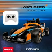 Huffy 12V McLaren Formula 1 Ride-On Car with Remote Control, Ages 3–5, Kids, Orange, One Unit