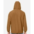 thumbnail image 3 of Harriton M73 Unisex Flex Twill Hooded Jacket-Duck Brown-3XL, 3 of 6
