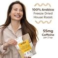 thumbnail image 6 of Waka Instant Coffee, House Roast - 100% Arabica Beans, Freeze Dried Granules, No Sugar or Additives - Scoopable Powder for Quick Hot and Iced Coffees (8oz), 6 of 8