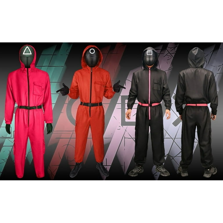 Squid Game Costume Hot Pink Jumpsuit - Korean Drama Inspired Squid Game Costume Hot Pink Jumpsuit - Korean Drama Inspired