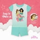 thumbnail image 4 of Set de pijama de princesa Disney para niñas, 6 piezas, DREAM BIG, talla 8, 4 of 6