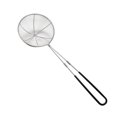thumbnail image 4 of Cuchara con fugas de perlas de acero inoxidable, olla con fugas de alambre de acero inoxidable, tienda de té de la leche con fugas, utensilios de cocina, 3 uds., 4 of 5