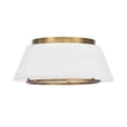 thumbnail image 3 of WAC Lighting Hailey 16" LED 3000K Contemporary Aluminum Flush Mount in Black, 3 of 5