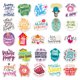 thumbnail image 5 of Paquete de pegatinas inspiradoras de anime con grafiti inglés, 50 unidades, 5 of 5