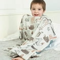 thumbnail image 3 of BORITAR Soft Baby Blanket, Dual Sided Super Soft Minky, Lovely Animals Printed, 30 x 40 Inch, 3 of 7