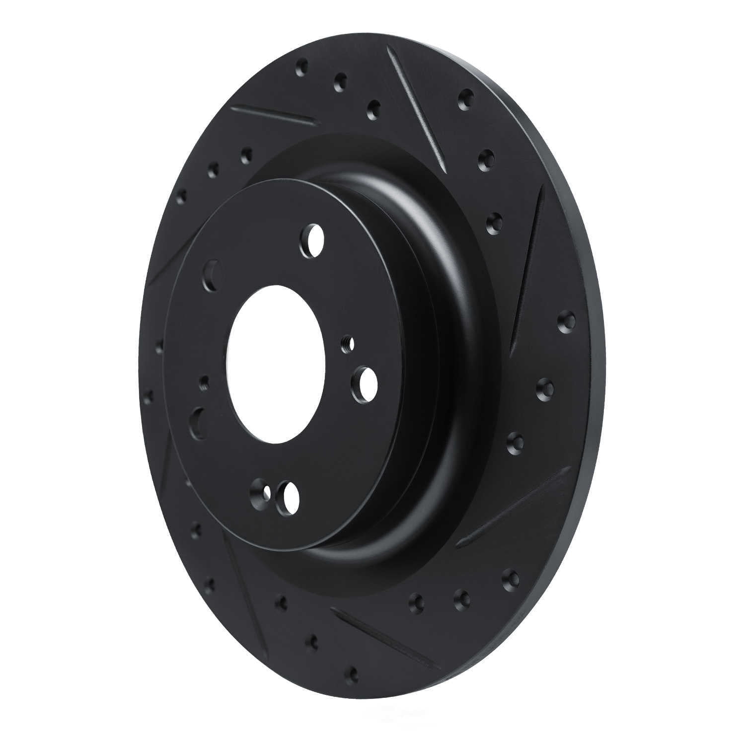 Dynamic Friction Company 633-59067R DFC Brake Rotor - Drilled And Slotted - Black