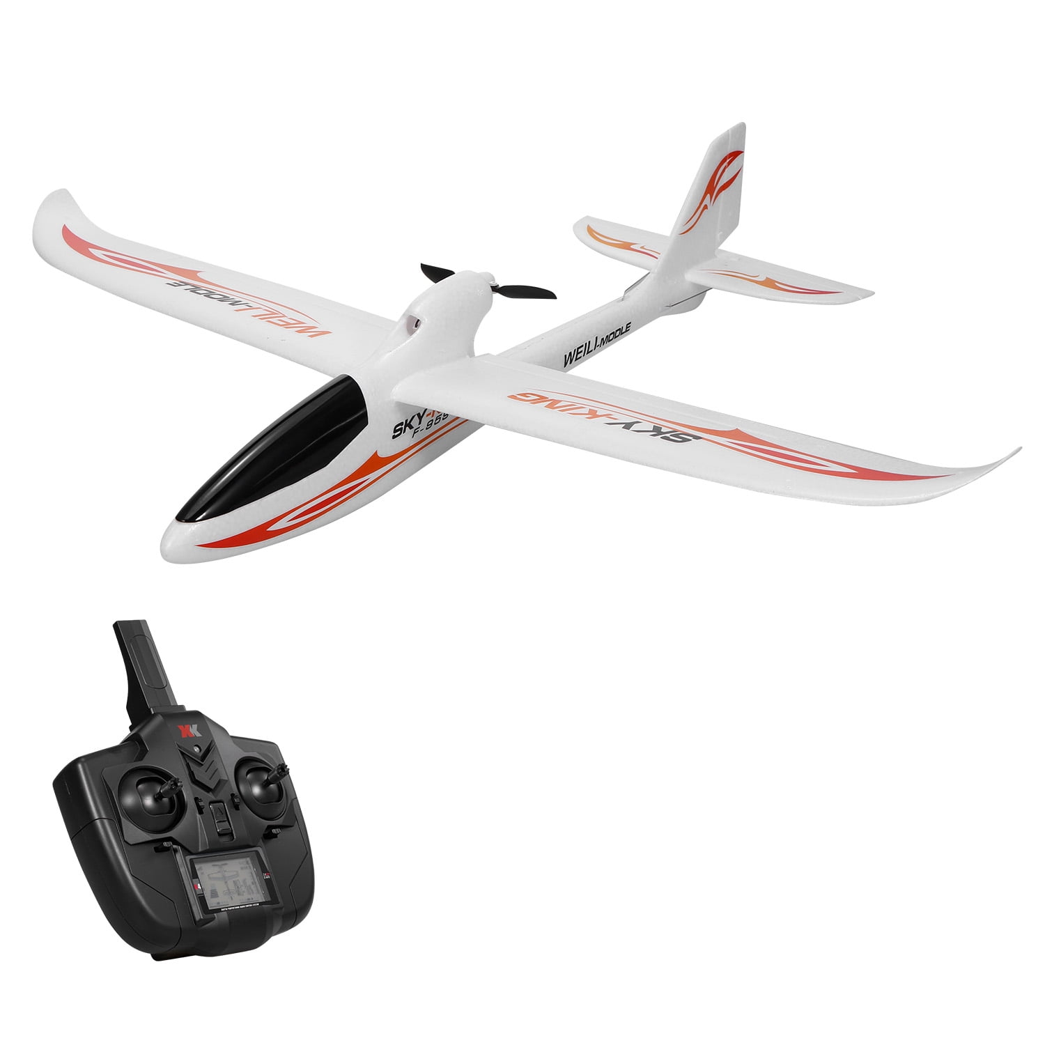 RC Plane 4CH Airplane Aircraft Built in Gyro System Easy Fly RC Plane Maoan Remote Control Airplane Outdoor Flight 2.4Ghz 4-Channels 