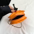 thumbnail image 4 of Bolso bandolera de calabaza para mujer bolso cruzado de calabaza con cremallera bolso divertido de Halloween, 4 of 9