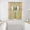 Gold, variant on Gorgeous Home Linen 3pc Set Short Kitchen Window Curtain Voile Sheer Rod Pocket 2 Tier panels and Matching Swag Valance Brown Coffee Color