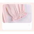 thumbnail image 6 of Bellafa Toddler Girl Clothes Ruffle Long Sleeve Polka Dot Stripes Top Shirt+ Solid Pants Set 2 Piece Fall Winter Casual Cotton Toddler Outfits, 6 of 10