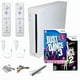 thumbnail image 1 of Nintendo Wii Console Wii Game System White with Just Dance 2 & 3, Two RetroFam Remotes & Nunchucks (Refurbished), 1 of 8