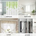 thumbnail image 5 of Shower Curtain Rod No Drill, 31-76 Inch Shower Rod, 1 Inch Diameter Adjustable Spring tension Metal Telescopic Rod, Easy Installation for Bathroom Shower Stall, RV, No Rustt (White), 5 of 7