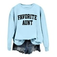 thumbnail image 3 of Women's Sweatshirt Long Sleeve Sweatshirt for Women Pullovers for Women Blue Sweatshirt Women Fall Sweatshirts for Women 2025 Street Style Clothes, 3 of 3