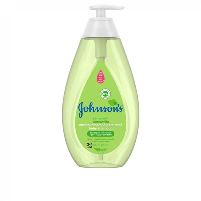 JOHNSONS Baby Shampoo 750ML Pump Chamomile 6/Pack