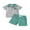 Green, variant on BemeyourBBs Toddler Boys Summer Outfits Golf Embroidery T-Shirts Shorts Set