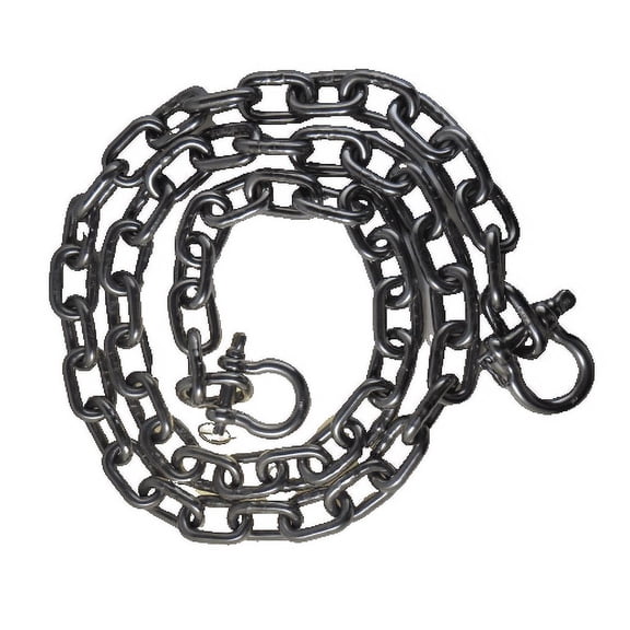 US Stainless Stainless Steel 316 Anchor Chain 5/16" or 8mm by 6' Long with Anti-Off Shackles