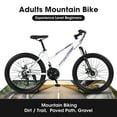 Furvclv 26 Inch Mountain Bikes For Men Women, 21Speed Steel Frame