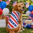 thumbnail image 5 of Small Dog and Cat Summer Tank Top, USA Independence Day Themed Pet Shirt, Breathable and Comfortable Pet Apparel for 11-15 lb Pets, Patriotic Holiday Outfit, Festive Pet Owner Gift, 5 of 6