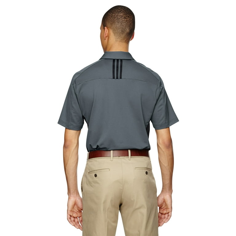 adidas Golf Men s climalite Textured Short Sleeve Polo Walmart
