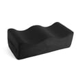 thumbnail image 2 of Cojín de asiento recuperación postoperatoria levantamiento de cadera cojín de asiento de coche desmontable para dolor de coxis silla de oficina negro, 2 of 12
