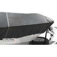 thumbnail image 3 of Windstorm Bass Boat Cover by Eevelle  Waterproof 600D Marine Grade Polyester Fabric  Upgraded Windproof Straps  Weather Protection  Fishing Boat Covers Fits - Fits 11 Foot Bass Boat, Silver, 3 of 8
