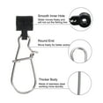thumbnail image 4 of Uxcell Fishing Line Sinker Slider, with Duo Lock Snap Sinker Slider Weight Connector 6# Black 30Pcs, 4 of 6
