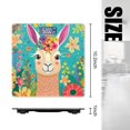 thumbnail image 2 of High Precision Body Weight Scale Smart Bathroom Scales with Large LCD Display(400lbs),Decorative for Bedroom-Cute Smiling Llama In The Middle Of Colorful Spring Flowers, 2 of 4