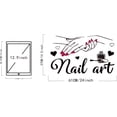 thumbnail image 5 of Nail Art Quotes Wall Stickers Peel and Stick Wall Decals Removable Vinyl Wall Stickers, 5 of 9