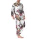 thumbnail image 2 of Fotbe Vintage Butterflies Pijama de Hombre con Estampado de Manga Larga, Conjunto de 2 Piezas, Ropa de Dormir Suave y Cómoda con Bolsillos-XX-Large, 2 of 7