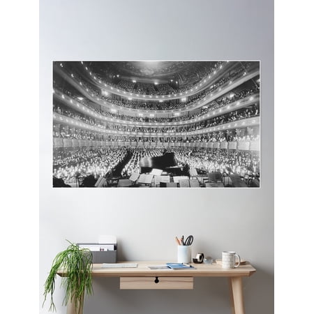 Kna Prints - 1 Pc Poster Metropolitan Opera House 39Th Street New York City, UNFRAMED-24x36