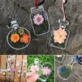 thumbnail image 3 of 20 marcadores de flores secas transparentes, hermosos marcadores de flores hechos en casa, marcadores de flores secas DIY, pegatinas de cristalería, 3 of 8