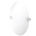 thumbnail image 1 of Frameless Oval Tilt Mirror with Beveled Edge - RW-91-WHM, 1 of 1