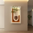 thumbnail image 3 of S-HOME 3D LED Sandstone Wall Decor With Green Plants and DIY Glass Vase , Adjustable Lighting, Versatile Home Decor for Living Room, 3 of 12