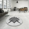 thumbnail image 4 of Ahgly Company Machine Washable Indoor Rectangle Transitional Gray Area Rugs, 3' x 5', 4 of 7