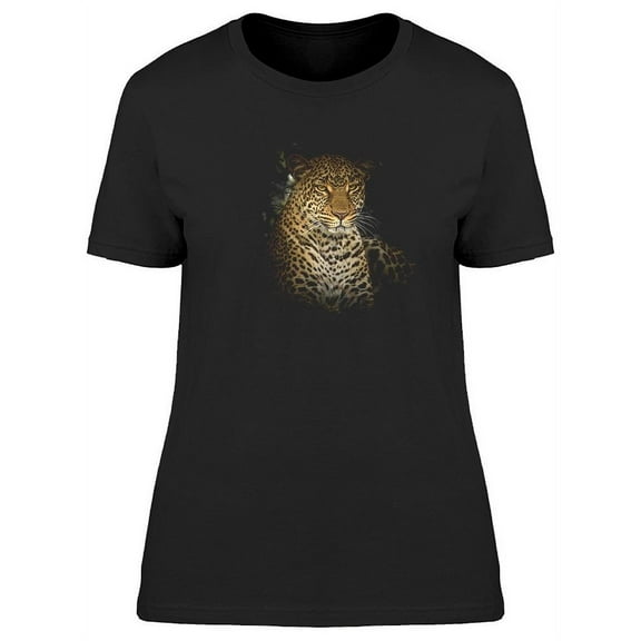 Beautiful Leopard Portrait T-Shirt Women -Image by Shutterstock, Female Large