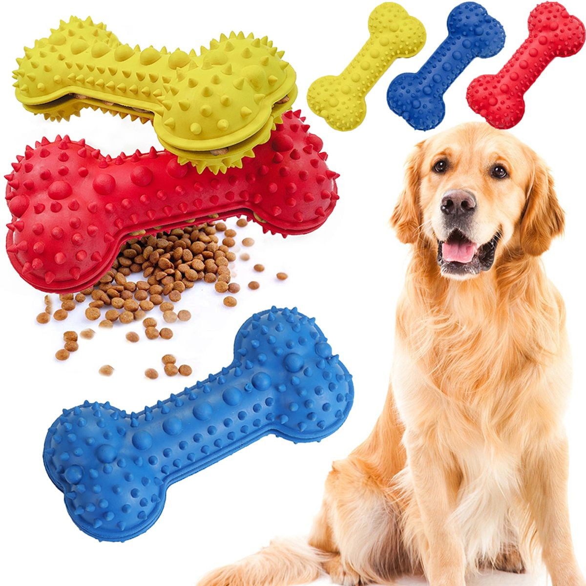 Brightkins Large Cupcake Dog Toy with Treat Dispenser, Playful Food Puzzle  for Pet Birthdays 