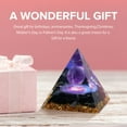 thumbnail image 6 of Orgone Pyramid for Positive Energy, Amethyst&Obsidian Healing Crystal Pyramids for Reduce Stress Chakra Reiki Healing Meditation Attracts Lucky and Success, 6 of 7