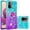 Blue Purple, variant on Phone Case for Redmi Note 10 4G,Case for Redmi Note 10S, Shiny Bling Quicksand Effect TPU Bumper Case with Four Corners Protection Cover for Redmi Note 10 4G/Redmi Note 10S, Pink Blue
