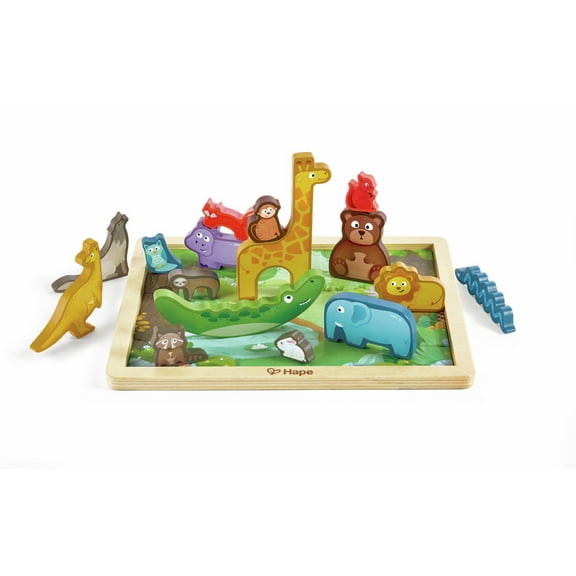 Hape Animal Kingdom Puzzle Set with 16 Animals