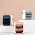 thumbnail image 3 of Fan 3 In 1 Handheld Mini Air Conditioner Humidifier With Atmosphere Lights USB Portable Air Conditioner Personal Fan For Home, 3 of 6