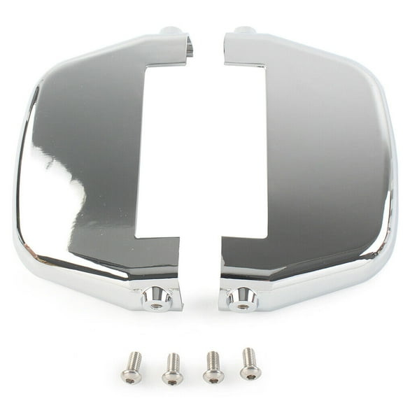 Passenger Foot Peg Floorboard Cover for HARLEY Road Electra Street Glide Chrome