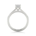 thumbnail image 3 of Ammo Jewel Emerald Cut Diamond Hidden Halo Engagement Ring - 1.7 Ct Lab Created Simulated Diamond Rings - 14K White Gold Plated Prong Set - Perfect Wedding Proposal Anniversary Gift for Women's, 3 of 3