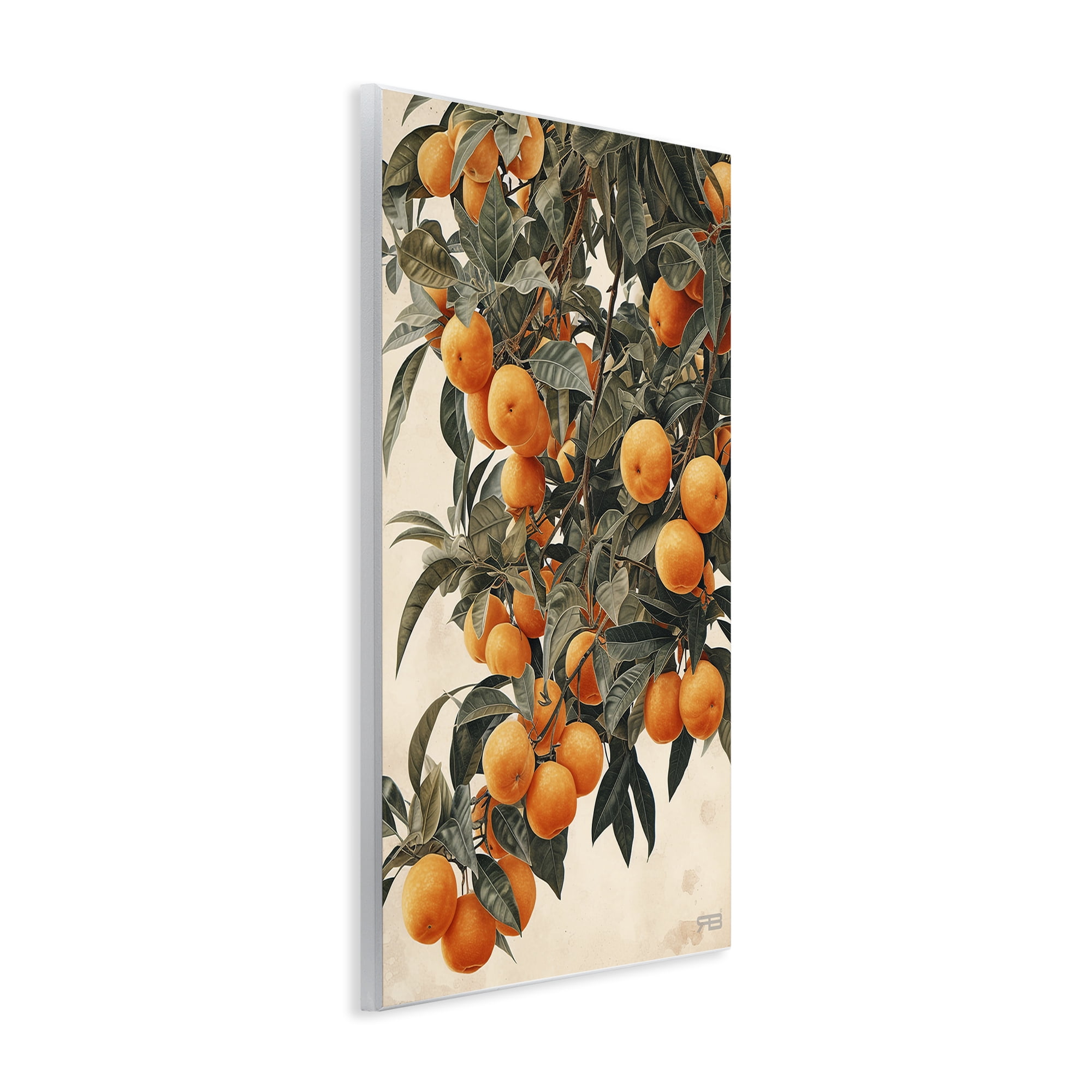 Stupell Industries Vibrant Orange Tree Blooms Food & Beverage Painting Unframed Art Print Wall Art, 10 x 15