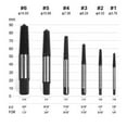 thumbnail image 3 of Vis Rouillées Endommagées Extracteurs Extraction Boulons Cassés Extracteur de Perceuse avec Étui de Rangement Outil à Main Robinet 6 Pcs/ensemble, 3 of 8