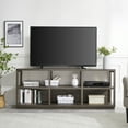 thumbnail image 4 of Evelyn&Zoe Thalia Rectangular TV Stand for TV's up to 75", Alder Brown, 4 of 9