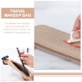thumbnail image 4 of Makeup Case Travel Makeup Brush Holder Silicone Makeup Brush Storage Box with Mirror Strap, 4 of 9